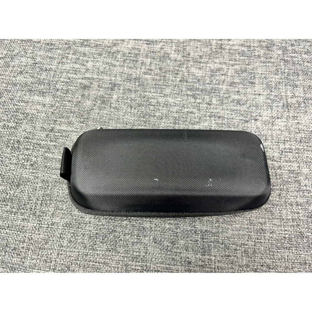 Wiley X Black Hard Shell Zippered Sunglasses Case with Belt Loop Logo Eyewear
